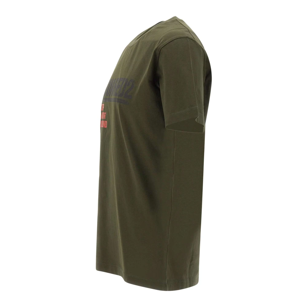 Dsquared2 Groene T-shirts en Polos Green Heren