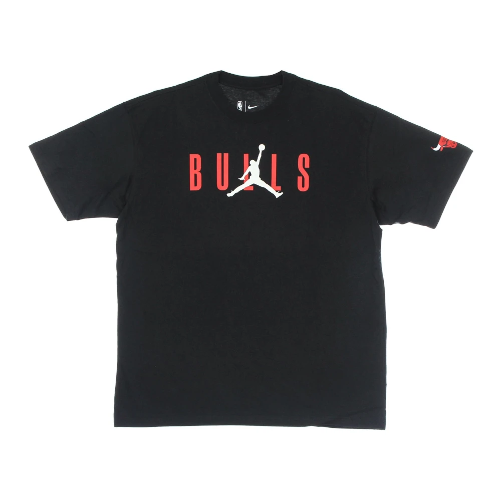 Jordan NBA Courtside Statement Tee Chicago Bulls Black Heren