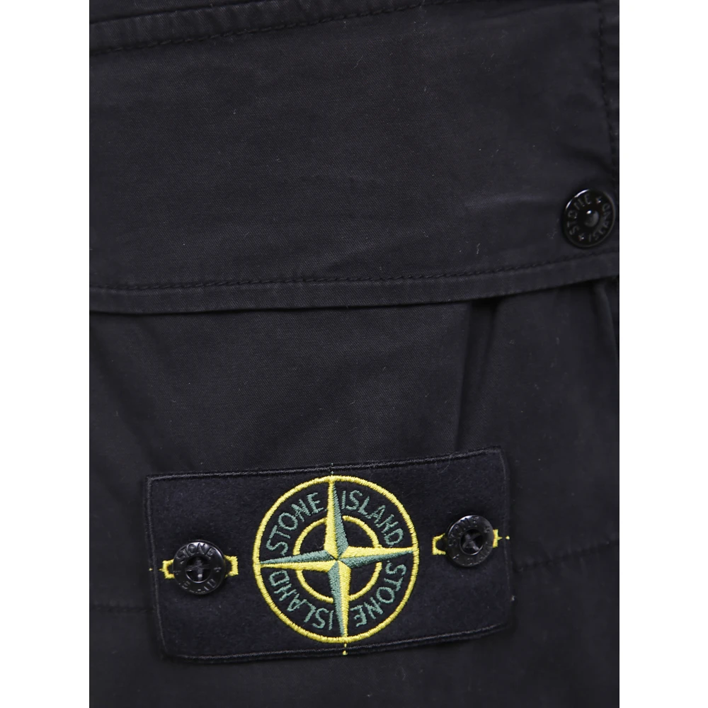 Stone Island Slimme Bermuda Broek Black Heren