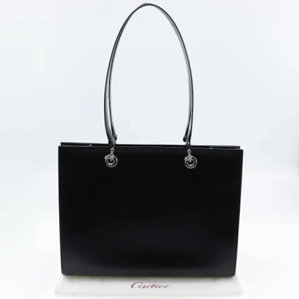 Cartier Vintage Pre-owned Leather totes Black Dames