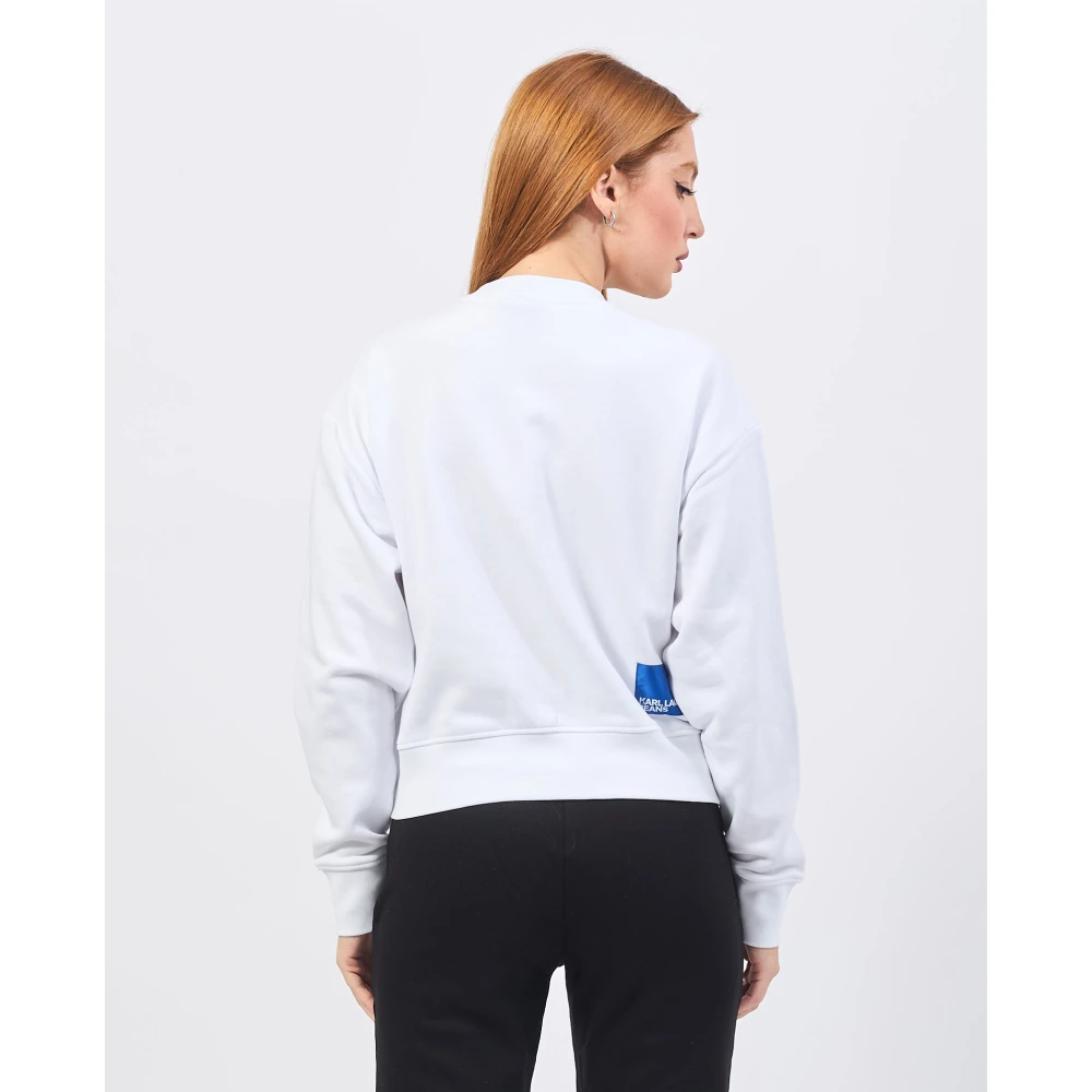 Karl Lagerfeld Truien Wit White Dames