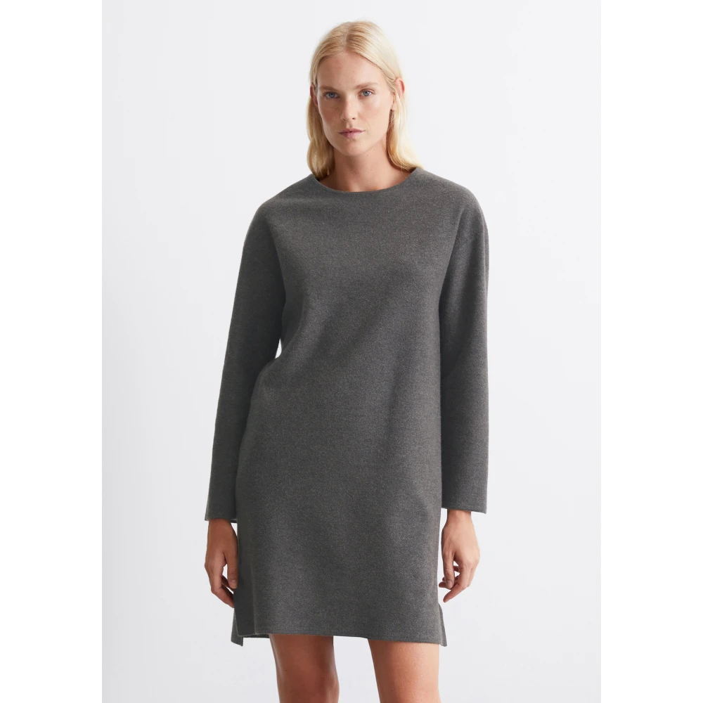 Marc O'Polo Wollen jurk los Gray Dames