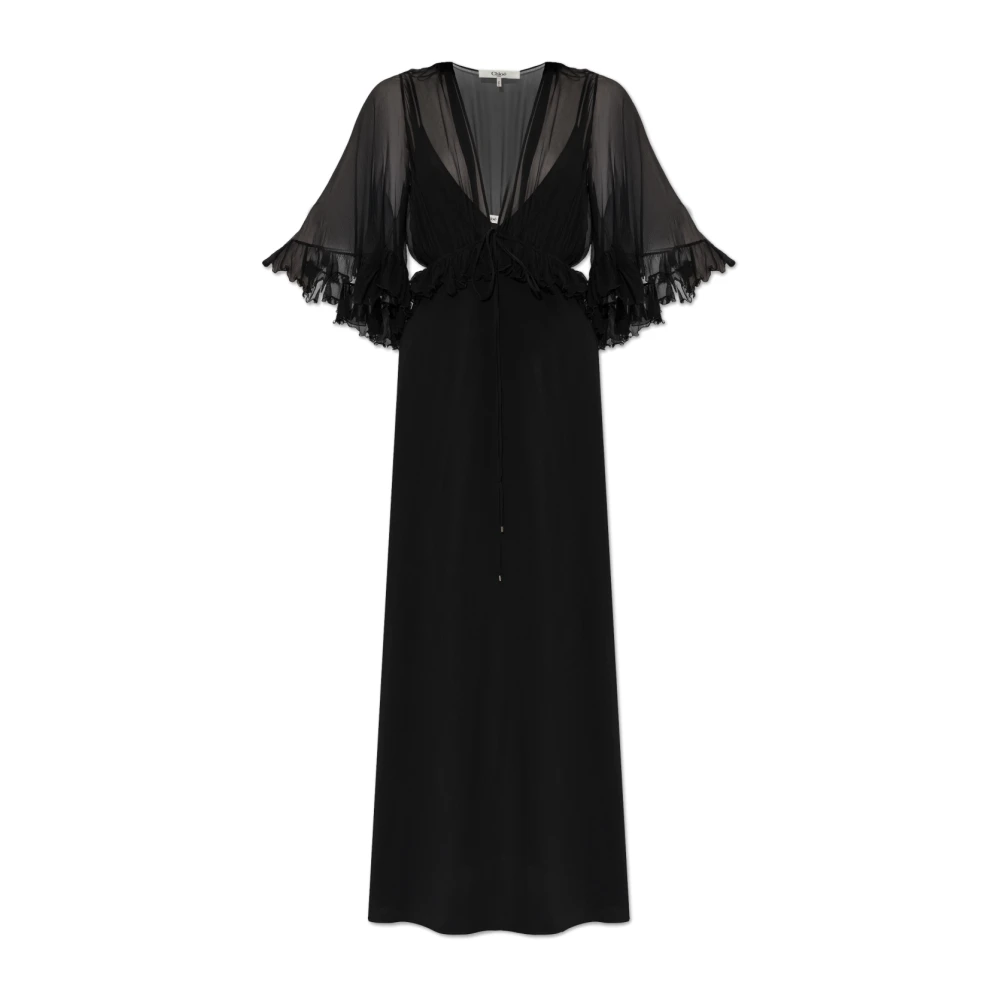 Chloé Zijden jurk Black Dames