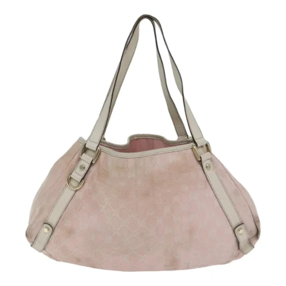 Gucci Vintage Pre-owned Canvas totes Pink Dames