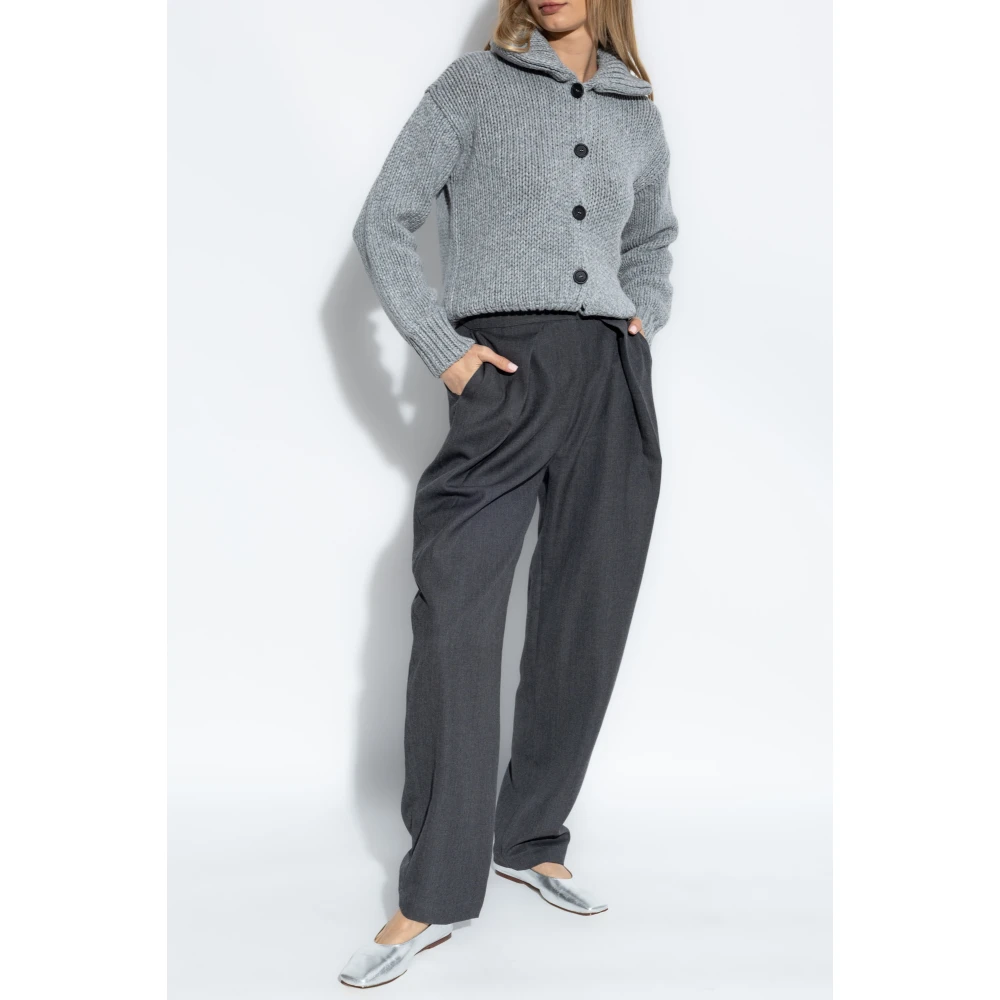 Fabiana Filippi Wollen Vest Gray Dames
