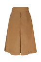 camel-cotton-flared-skirt