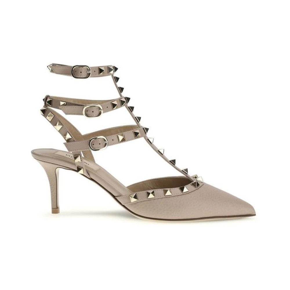 Valentino Garavani Women's Gray Bos Taurus High Heel Pumps