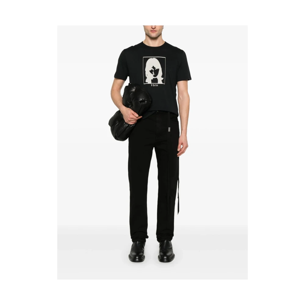 Ann Demeulemeester Zwarte Klassieke Five-Pocket Jeans Black Heren