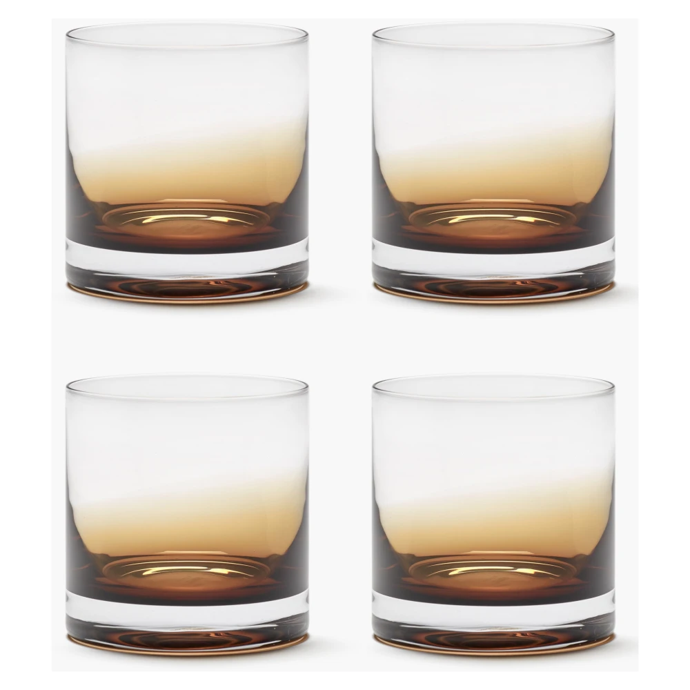Serax Unisex Brown Whisky Glas Zuma (Set 4 Pz)