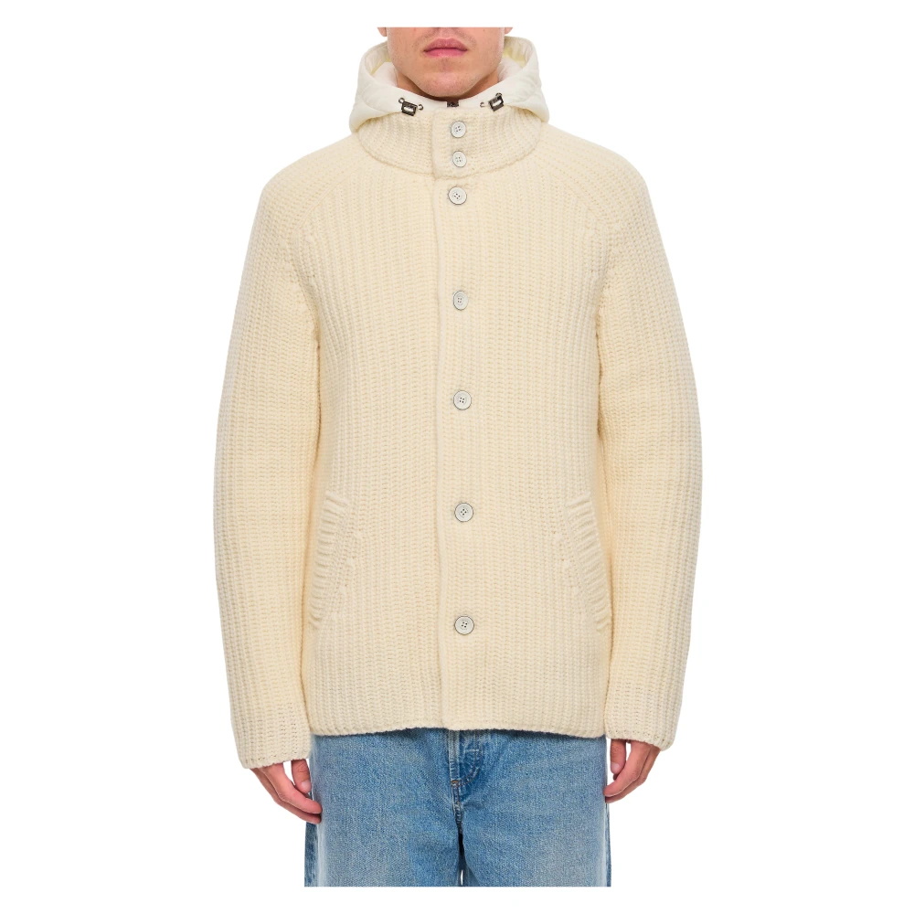 Herno Men's White Cardigans