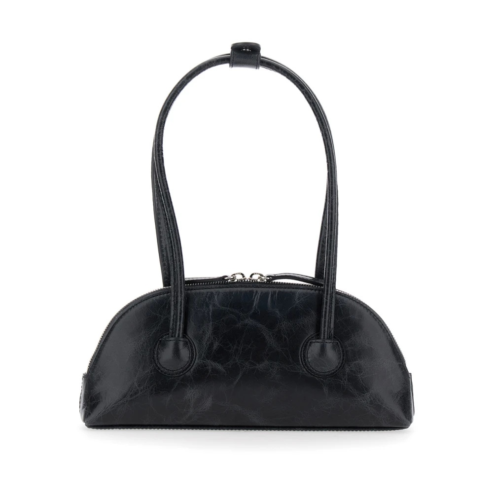 Marge Sherwood Zwarte schoudertas met stijl Black Dames