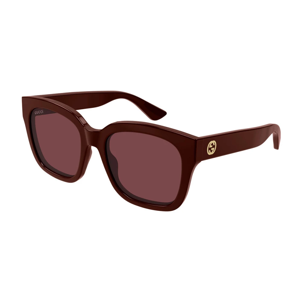 Gucci Unisex Red Oversize Sunglasses - Sunglasses - 54 Mm - Accessories