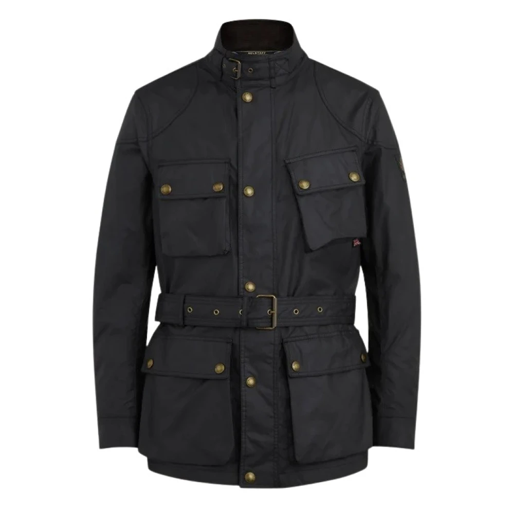Belstaff Men's Black Light Jackets,, Trialmaster Coats Small