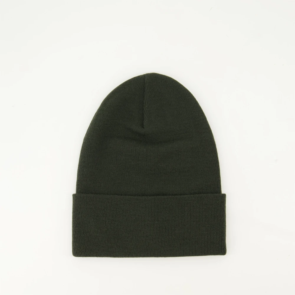 Moncler Groene Gebreide Muts Hoed Green Heren