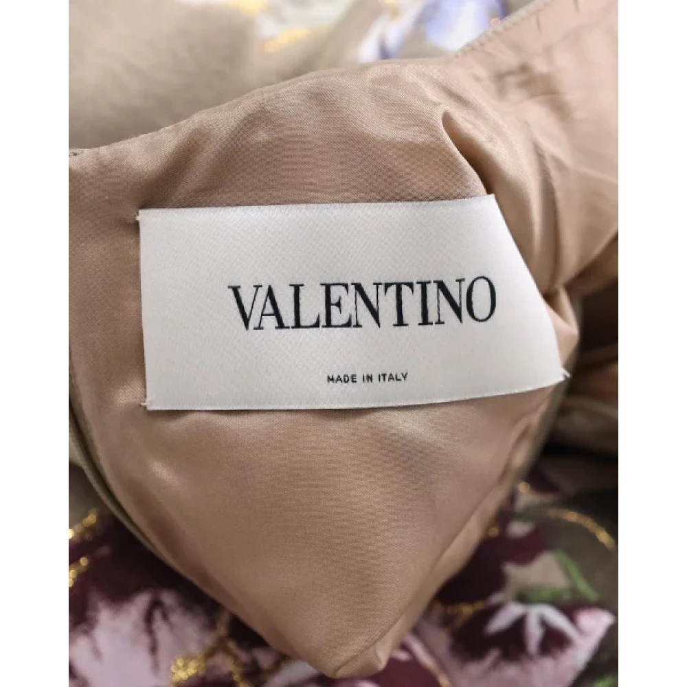 Valentino Vintage Pre-owned Silk dresses Multicolor Dames