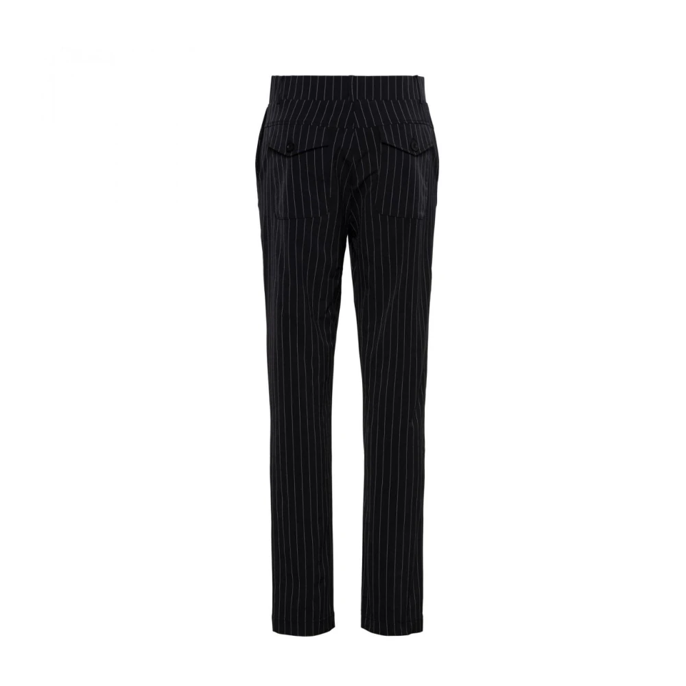 &Co Woman Broek Dames Recht Zwart Black Dames