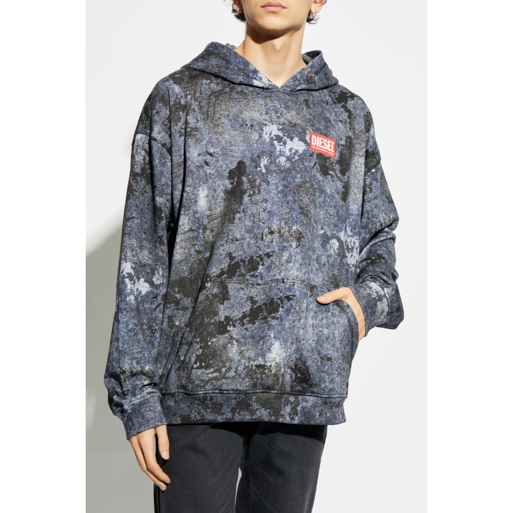 Diesel Capuchontrui 'S-Boxt-Hood-R8' Gray Heren