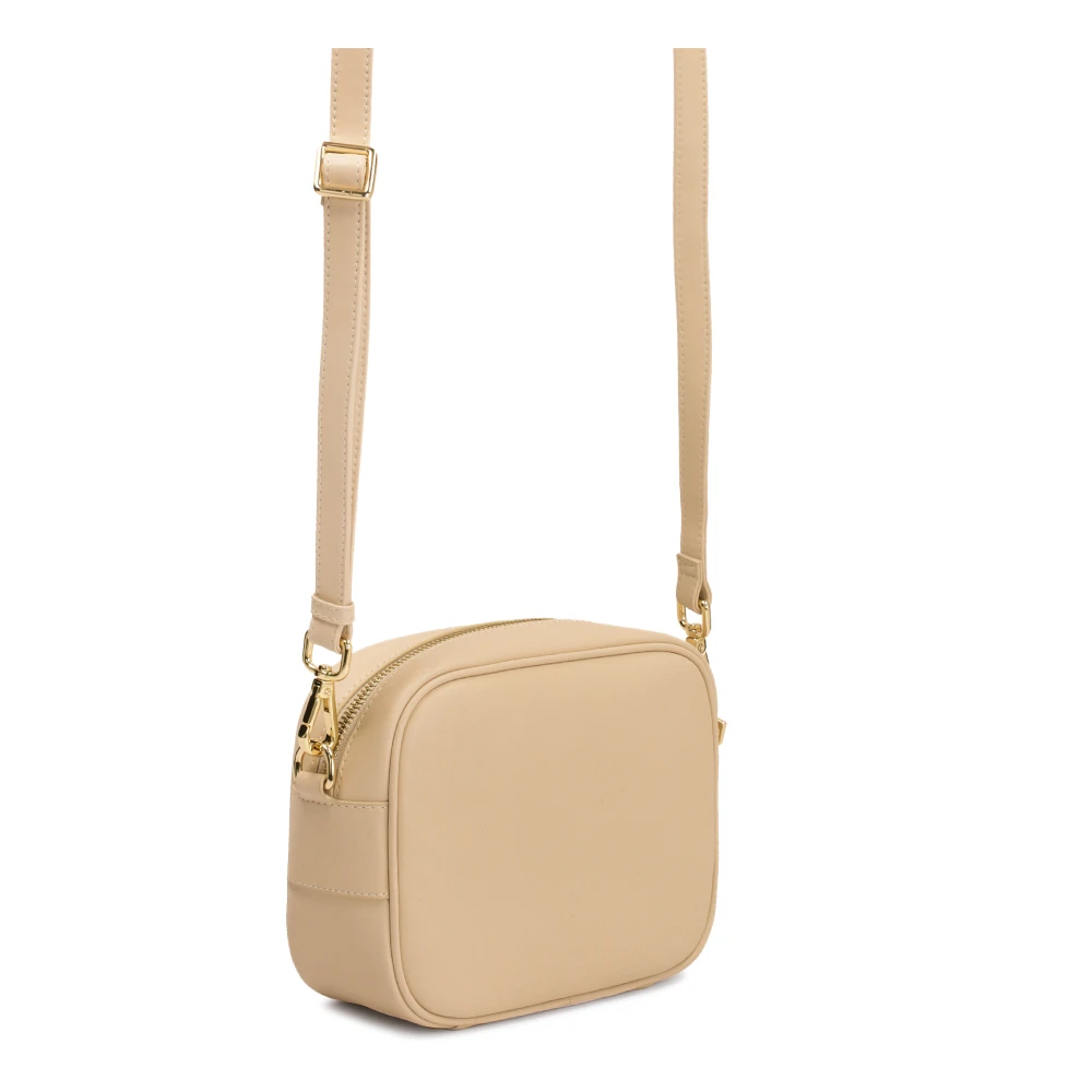 Kazar Beige leren tas aan een lange band Beige Dames
