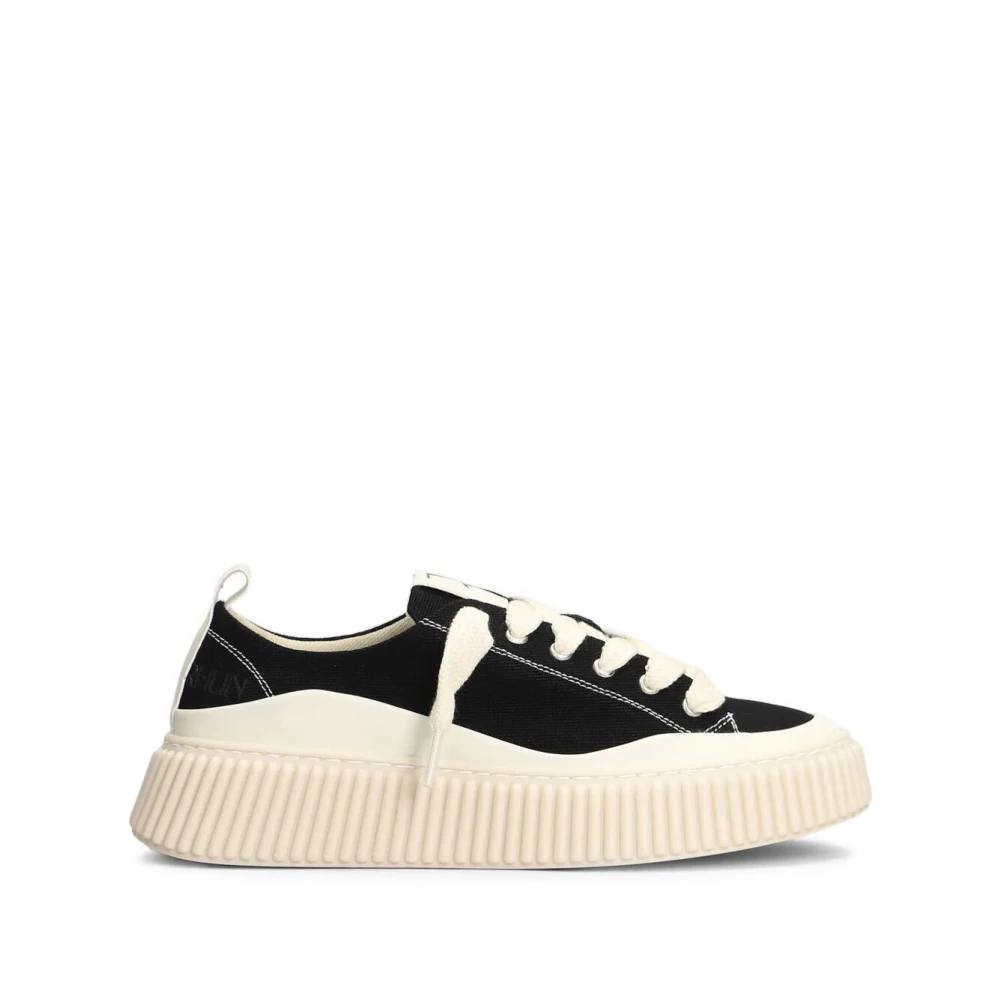 Rhun Treble Canvas Schoenen Heren Schoenen Zwart