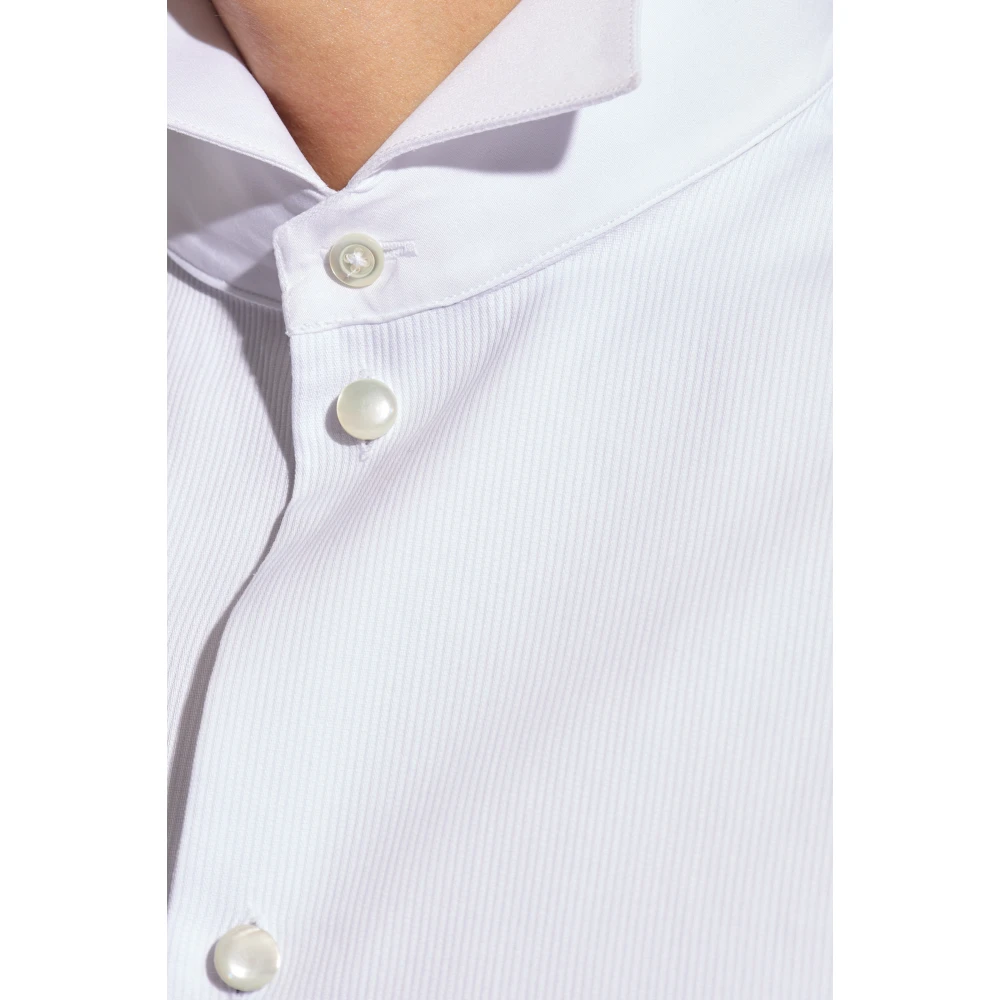 Emporio Armani Katoenen shirt White Heren