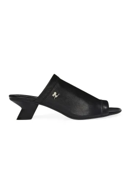 Peep Toe Sculpted Heel Sandals