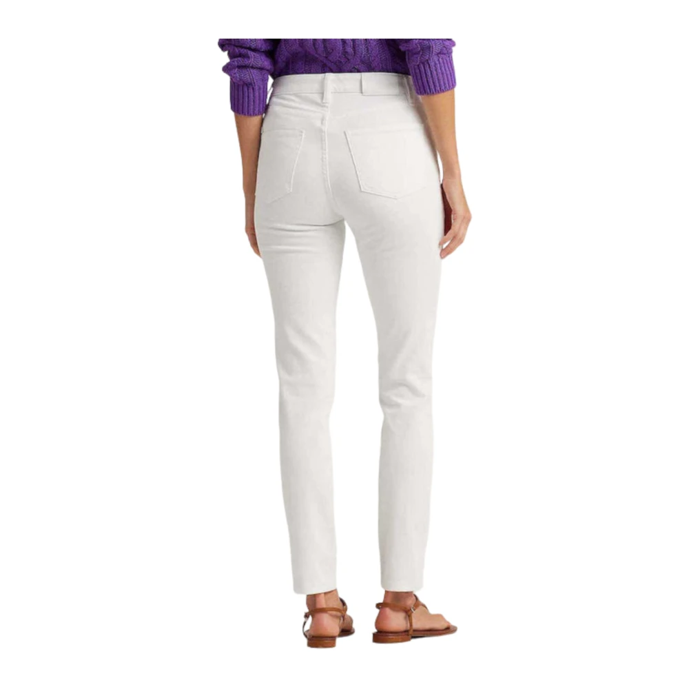 Ralph Lauren Skinny Jeans White Dames
