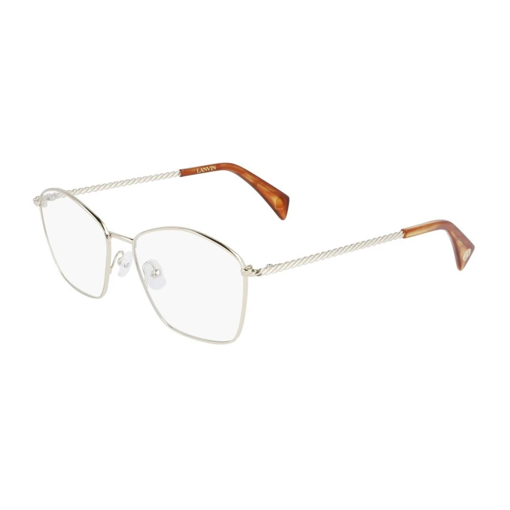 Lanvin Gele Metalen Frame Bril Yellow Dames