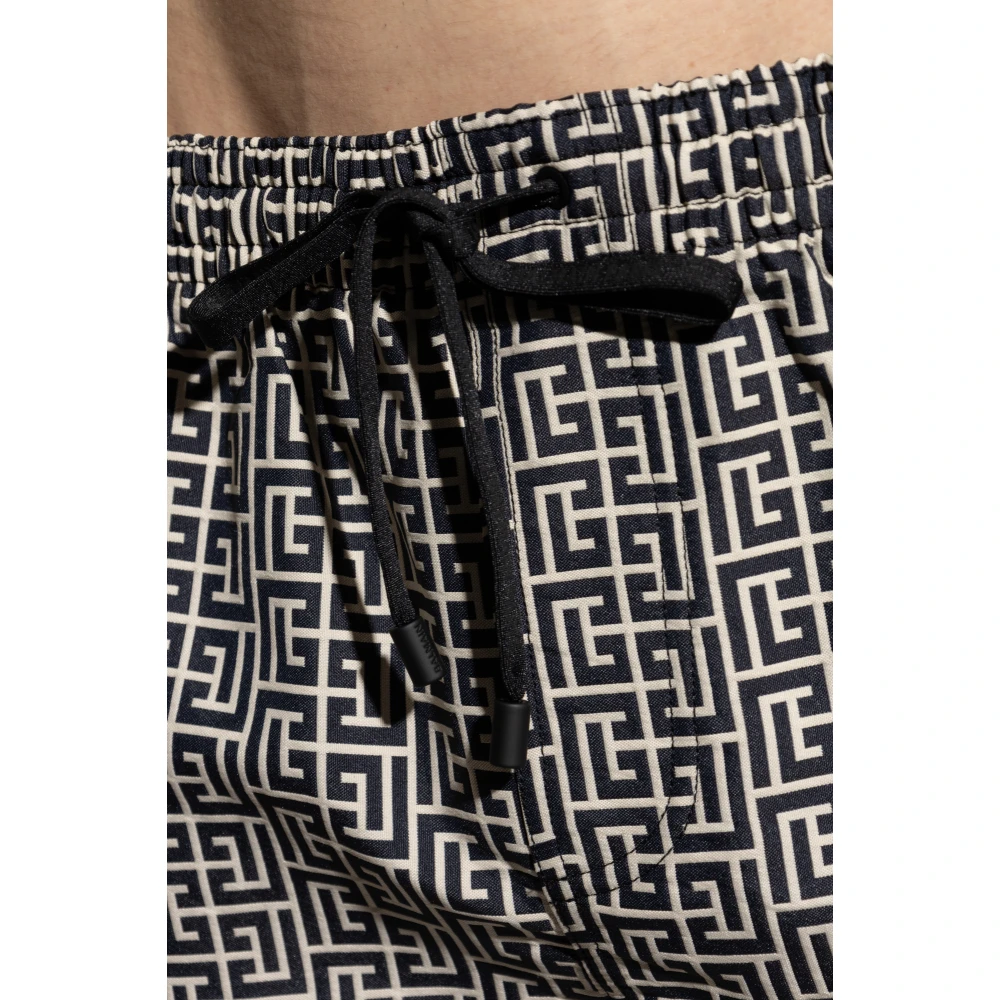 Balmain Zwemshorts Black Heren