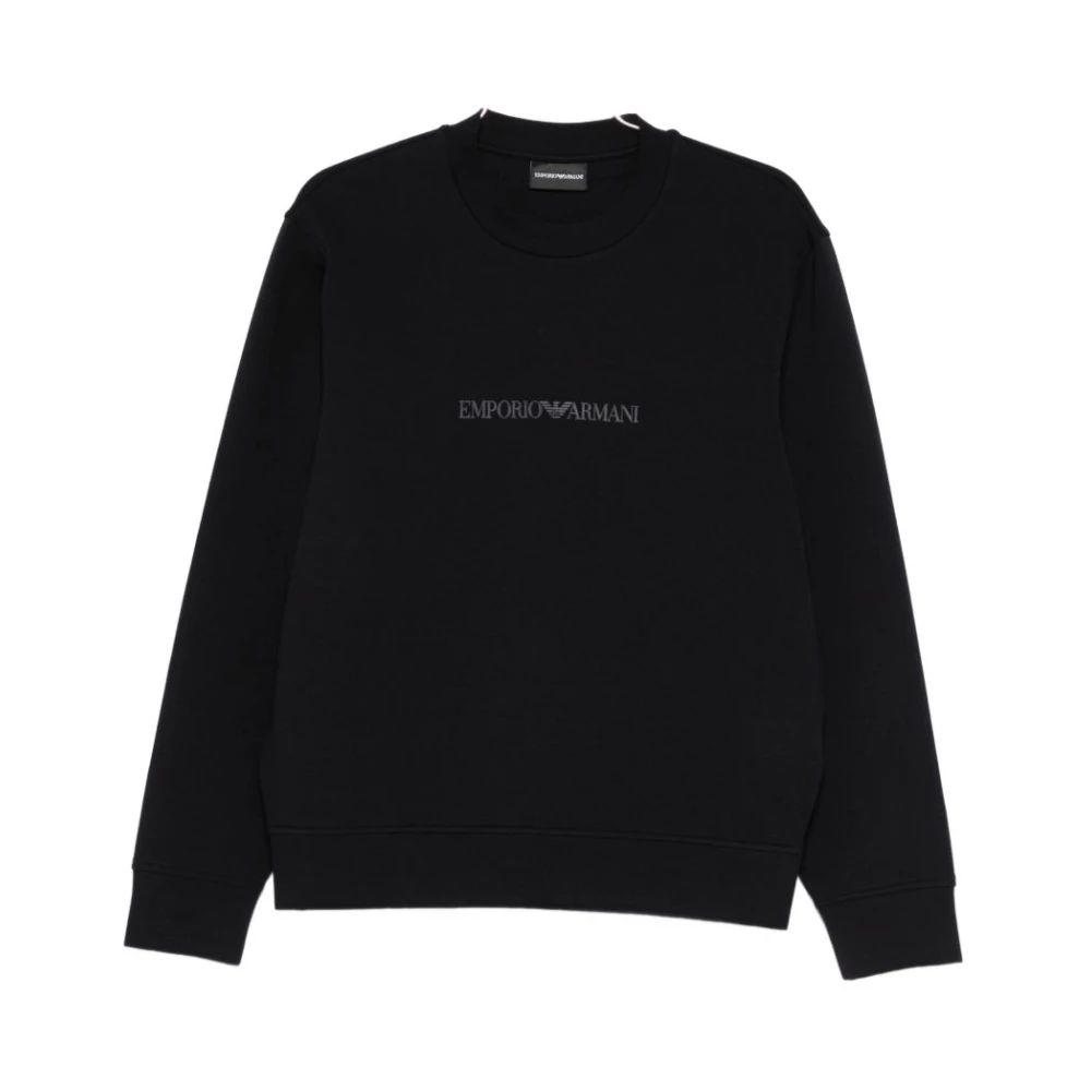 Emporio Armani Men's Black Sweatshirts, S, Jumpers