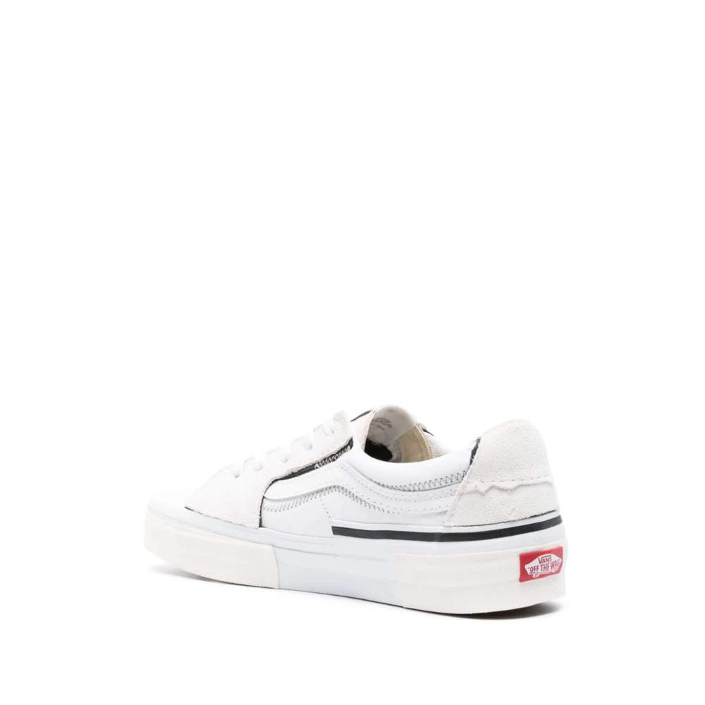 Vans Witte Sk8-Low Reconstruct Canvas Sneakers White Heren