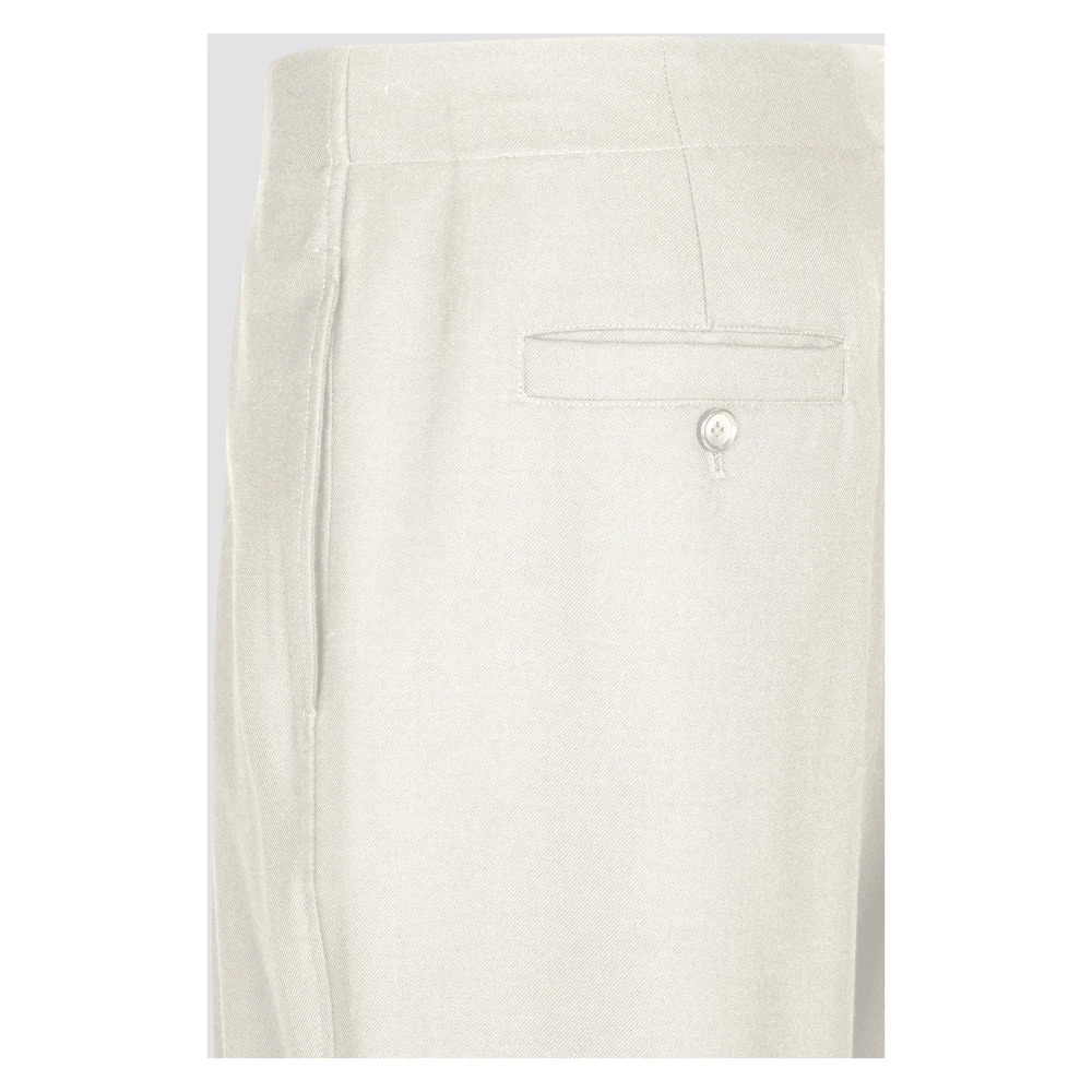 add Broek IN Gabardine WOL White Dames