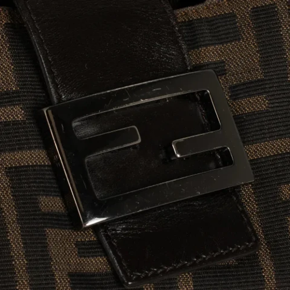 Fendi Vintage Pre-owned Canvas fendi-bags Brown Dames