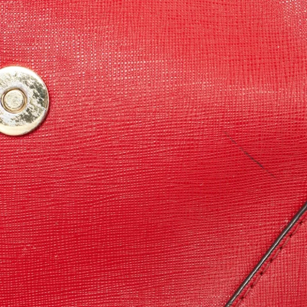 Michael Kors Pre-owned Leather handbags Red Dames