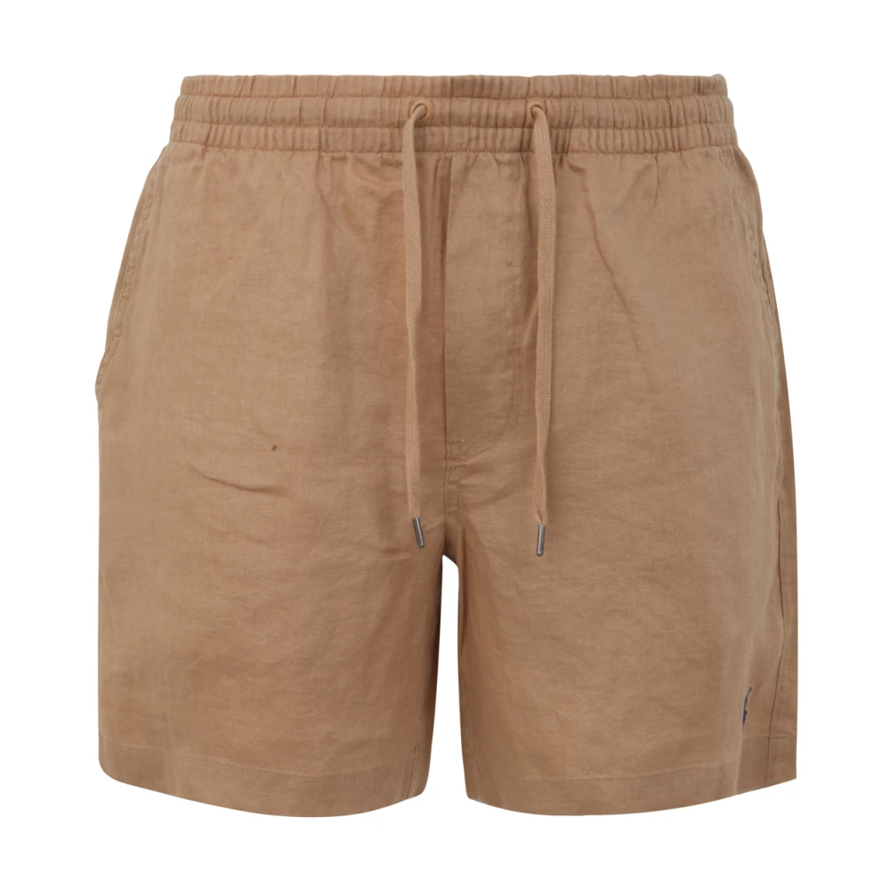 Ralph Lauren Vintage Khaki CFPrepsters Flat Front Shorts Brown Heren