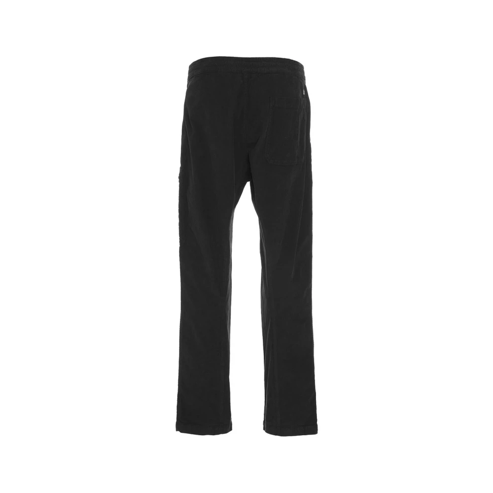 C.P. Company Zwarte Utility Corduroy Broek Aw24 Black Heren