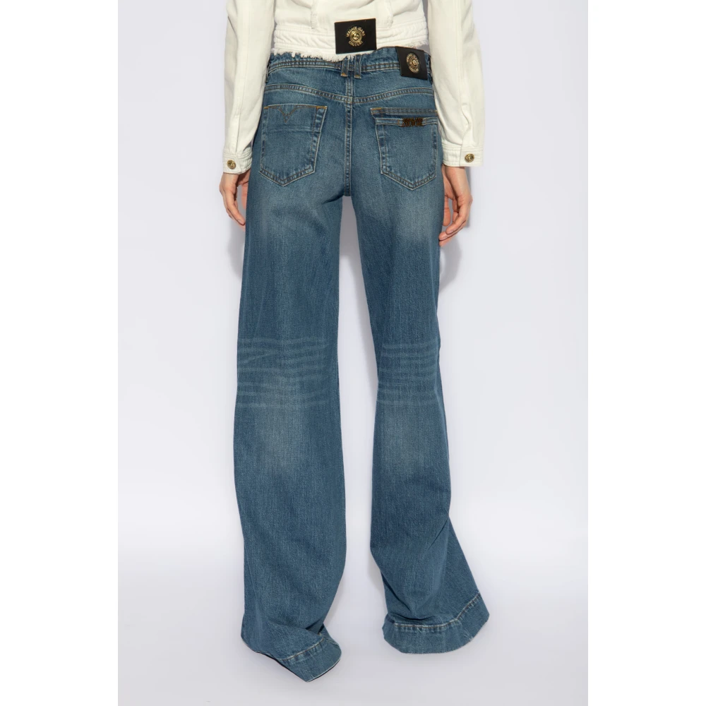 Versace Jeans Couture Flared jeans Blue Dames