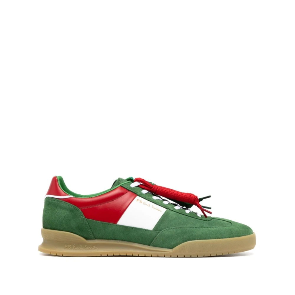 Ps By Paul Smith Men's Green Sneakers, 7 Uk, Suede Trainers