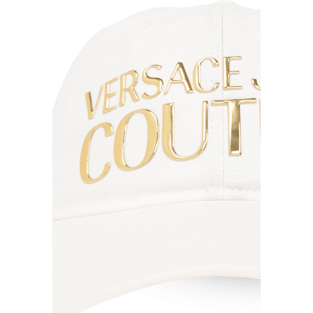 Versace Jeans Couture Baseballpet met logo White Heren