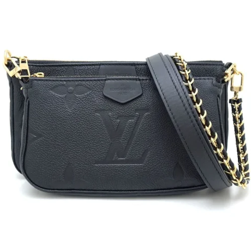 Louis Vuitton Vintage Pre-owned Canvas clutches Black Dames
