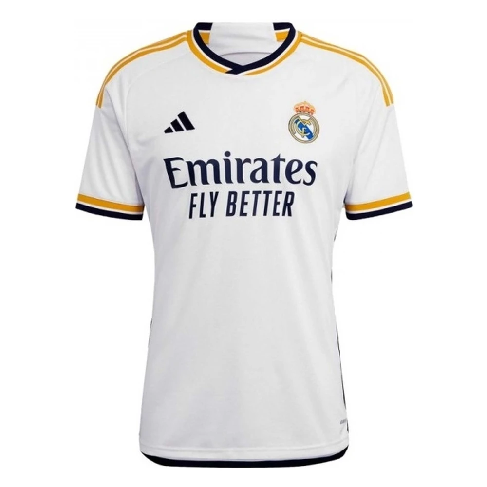 Adidas Real Madrid 23-24 Första Utrustning T-shirt White, Herr