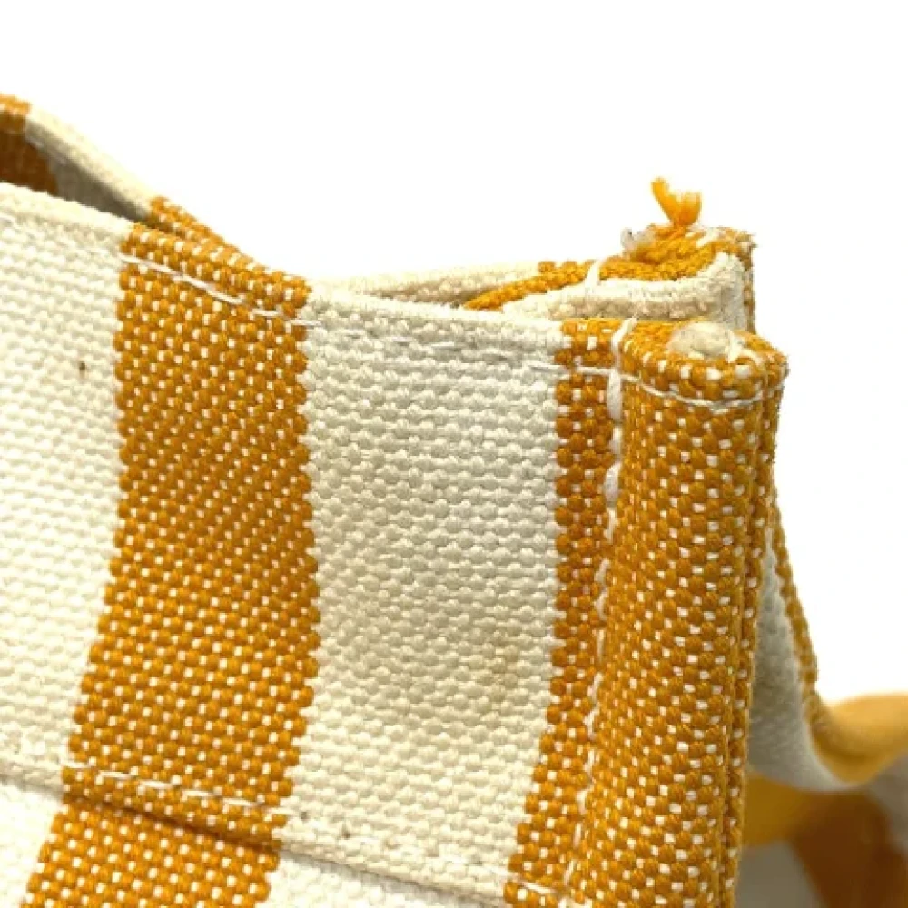 Hermès Vintage Pre-owned Cotton handbags Orange Dames