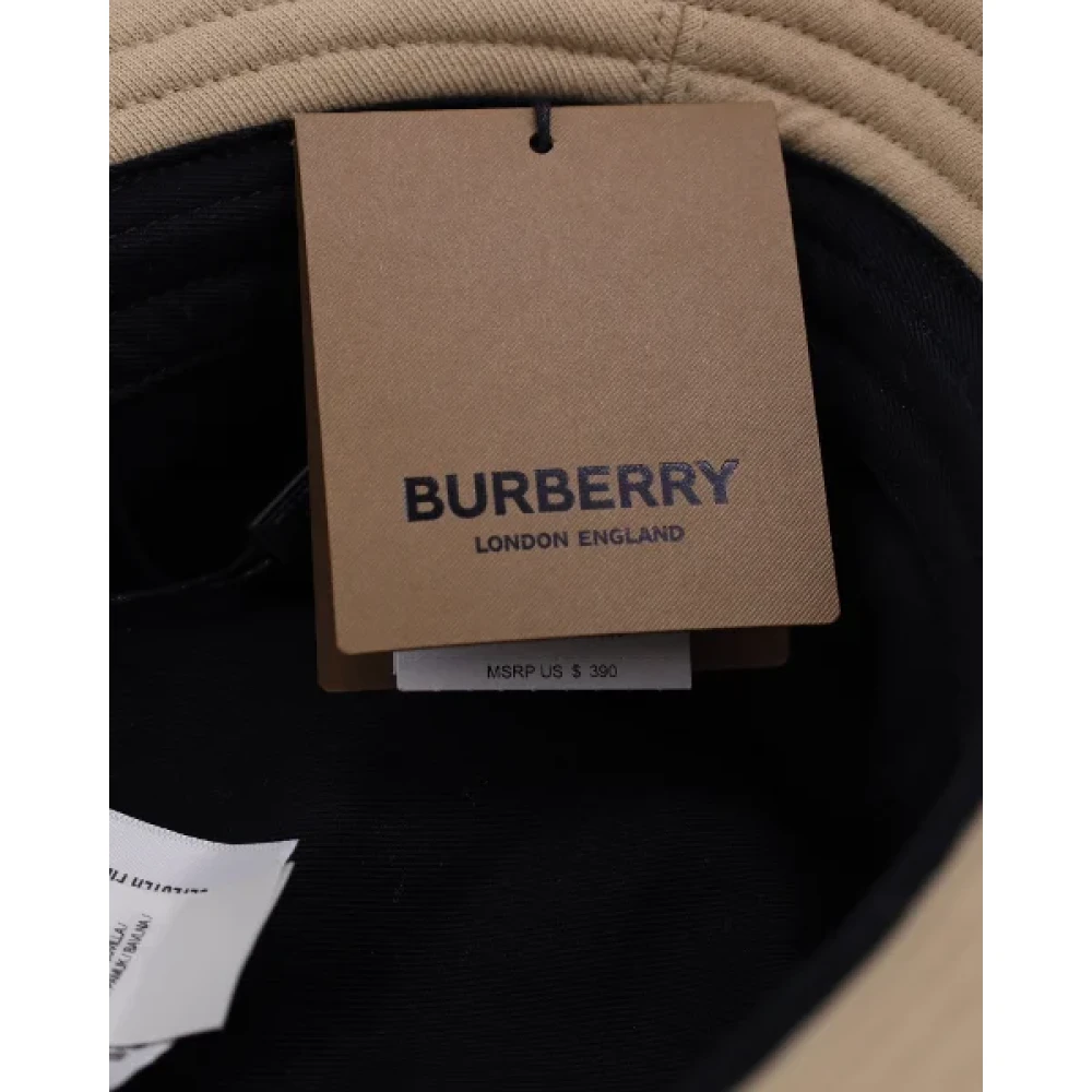 Burberry Cotton hats Beige Dames