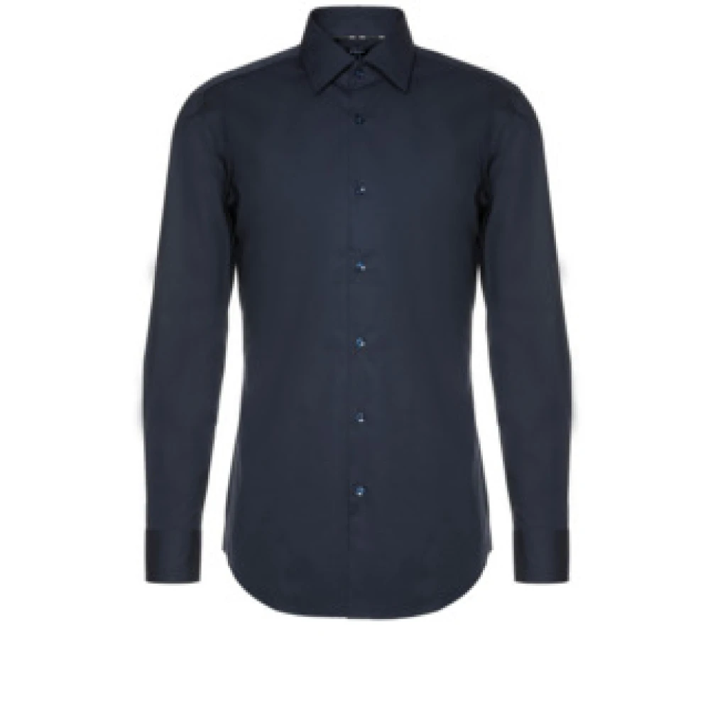 Hugo Herr Blå Skjortor 2XL, Långärmad Business Skjorta