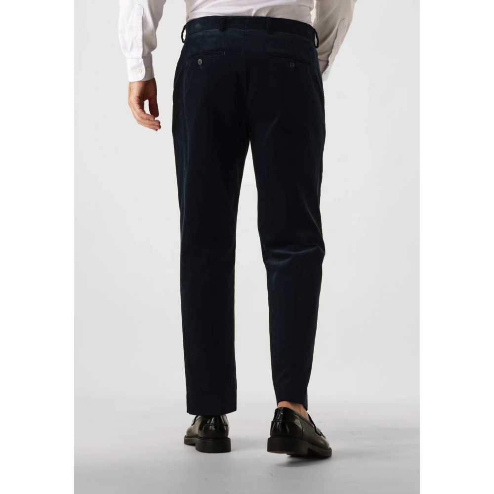 Selected Homme Ribfluwelen Broek in Donkerblauw Blue Heren