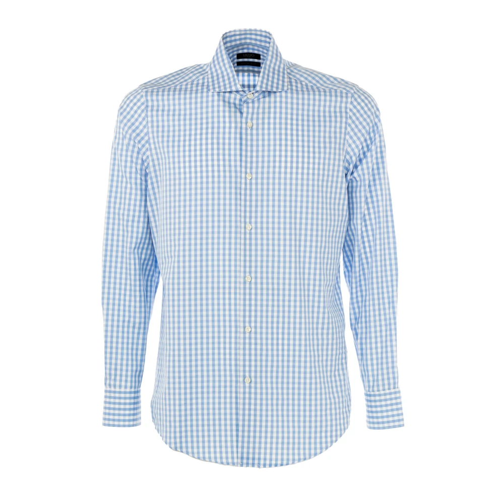 Liu Jo Slim French Collar Shirt Blue Heren