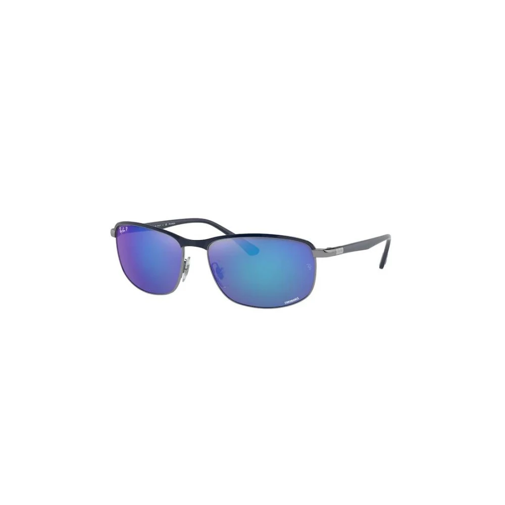 Ray-Ban Unisex Blue Premium Chromance Sunglasses