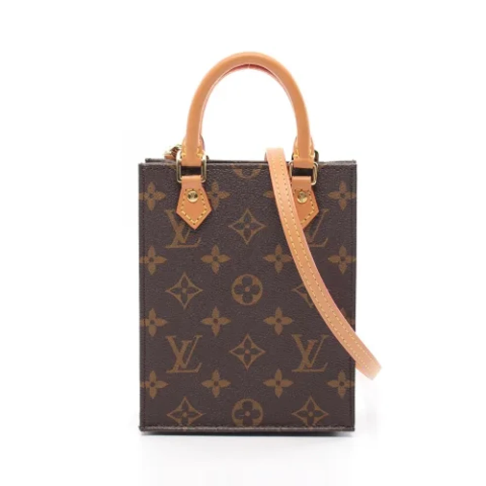 Louis Vuitton Vintage Pre-owned Canvas handbags Brown Dames