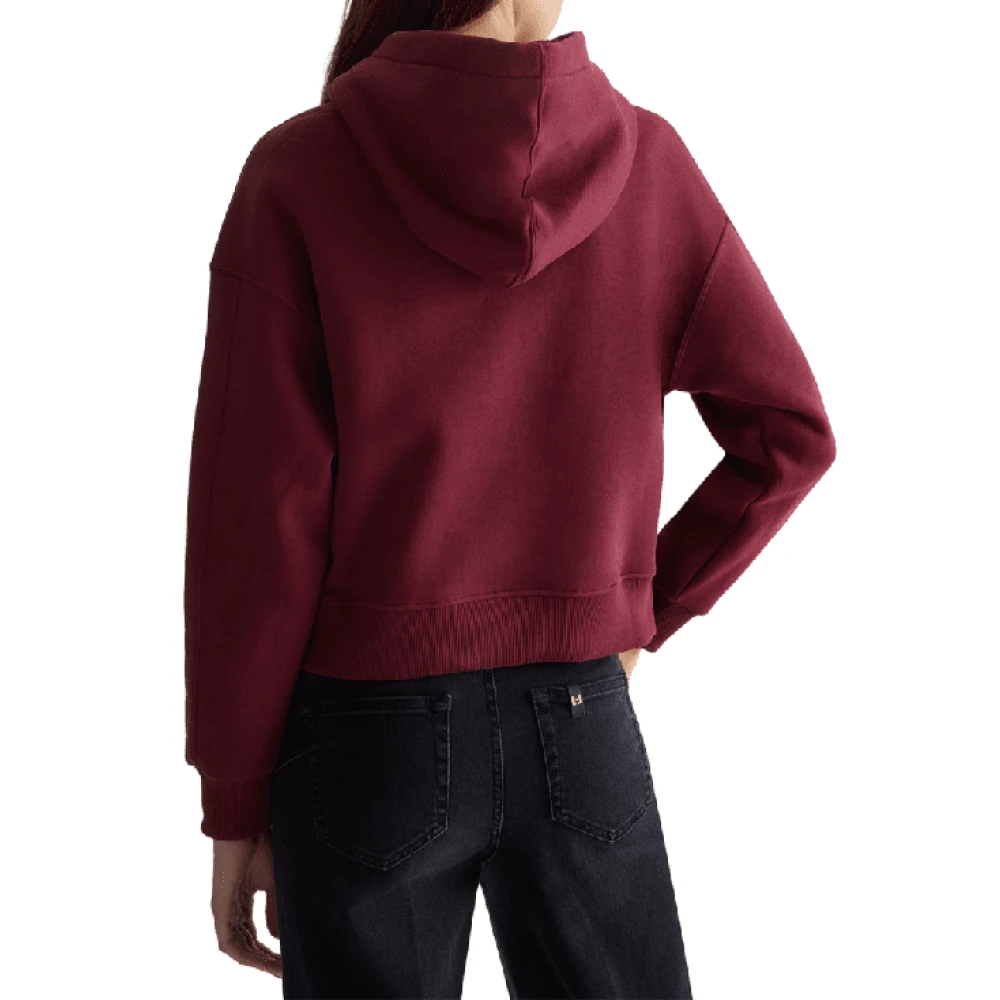 Liu Jo Hoodie met Wine Strass Red Dames