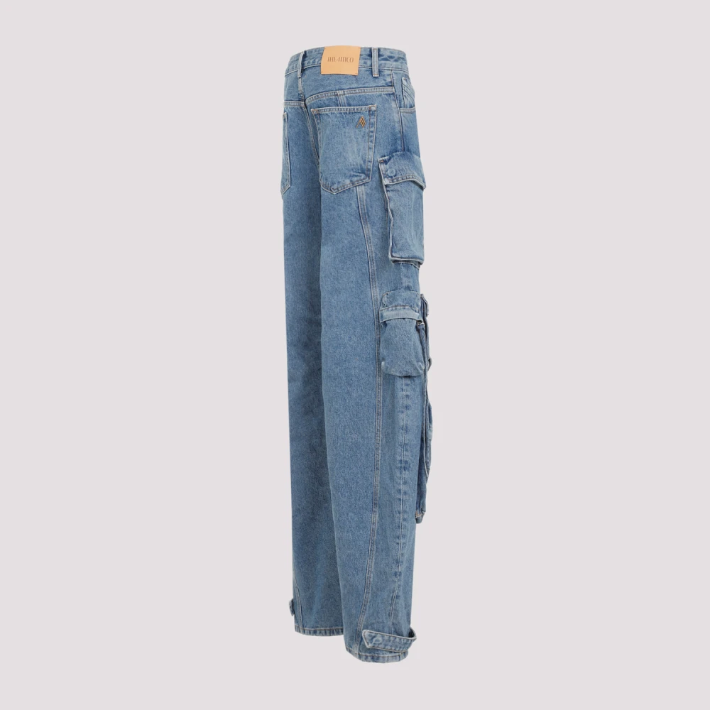 The Attico Blauwe Jeans met Uniek Design Blue Dames