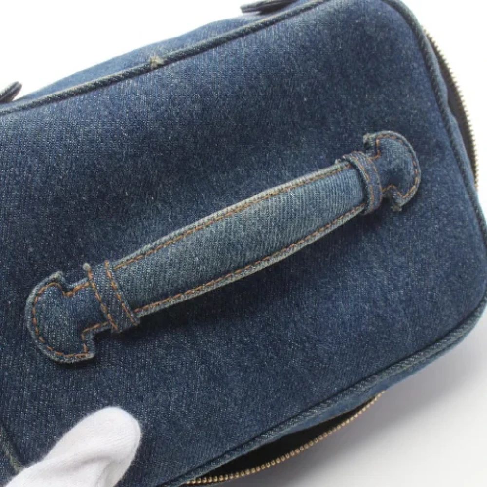 Chanel Vintage Pre-owned Denim chanel-bags Blue Dames